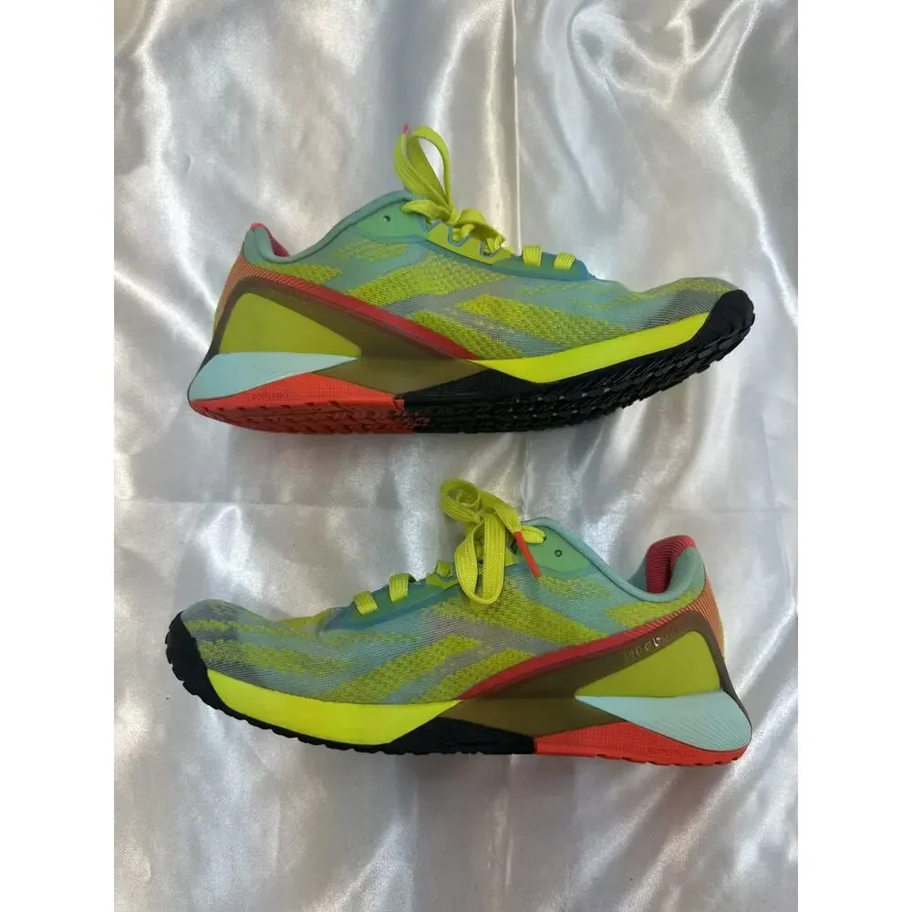 Womens Reebok Nano XI Crossfit Training/ Athletic Gym Shoes Size 8 Green GZ8948 - Picture 2 of 12